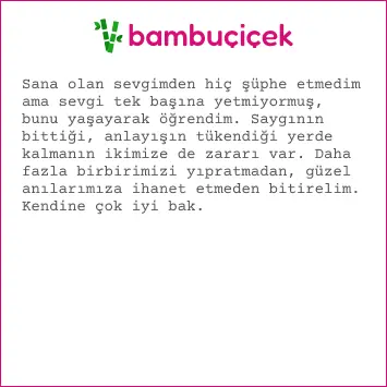 ayrılık sözleri