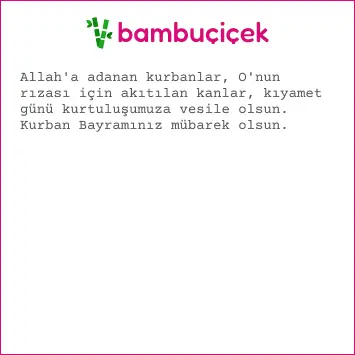 kurban bayramı mesajı